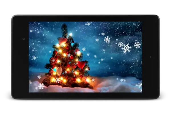 Christmas Tree 3D LWP android App screenshot 0