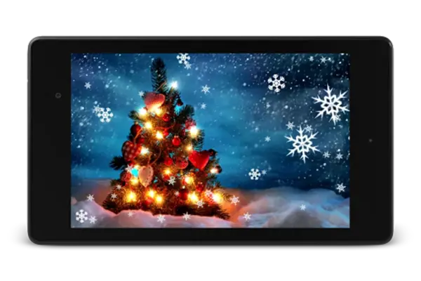 Christmas Tree 3D LWP android App screenshot 1