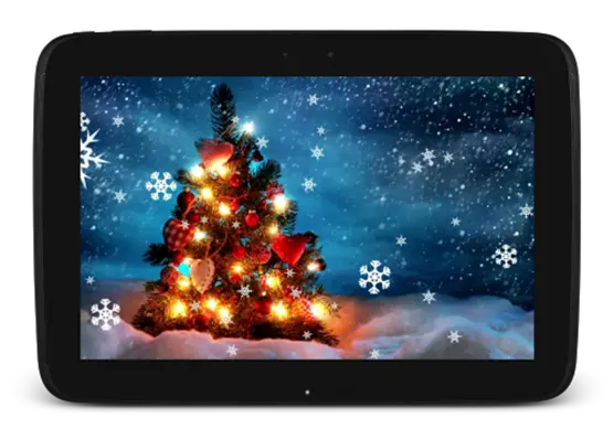 Christmas Tree 3D LWP android App screenshot 2