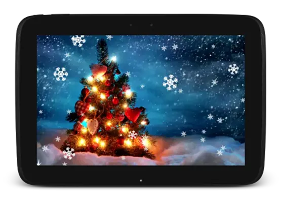 Christmas Tree 3D LWP android App screenshot 3